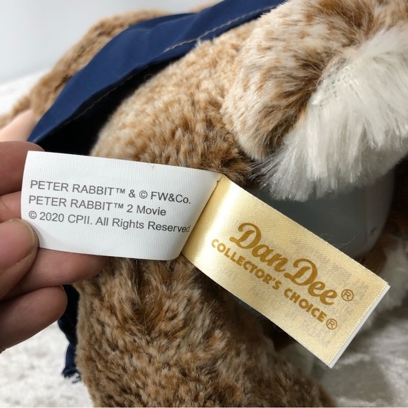 Peter Rabbit Animated Easter Plush Sing Fluffy Bunny Dan Dee stuffed animal toy - Picture 6 of 7